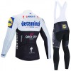 Set Fietsshirt Lange Mouw + Lange Koersbroek 2020 Deceuninck-Quick-Step N004